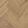 Heartwood Oak Herringbone Scandi Brushed and Matt Lacquered
